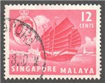 Singapore Scott 35 Used